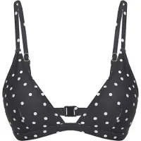 Trendyol Top de bikini negro / blanco