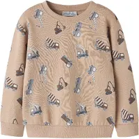 Name it Sudadera 'NMMVIMO' arena / chocolate / gris / gris oscuro