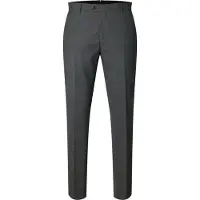 Selected Pantalón de pinzas 'SLH-THEO' gris oscuro