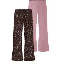 Name it Pantalón 'NKFNILAS' marrón oscuro / malva