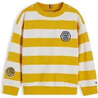 Tommy Hilfiger Sudadera amarillo claro / blanco
