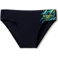 Speedo - Medley Logo Brief - Pantalones de baño size 9, azul