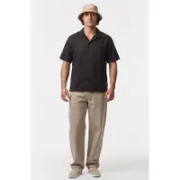 Vans Van Doren Tencel Check Black Talla: L | Camisas Casuales Outlet | Hombre | Negro