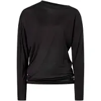 Super.natural - Women's Yoga Loose L/S - Camiseta de merino size S, negro