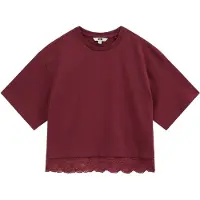 We fashion Camiseta rojo vino