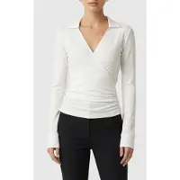 Guess Marciano By Ilary Wrap Ls Top Macadamia Talla: S | Manga Larga Outlet | Mujer