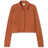 TWOTHIRDS Clonea Shirt Umber Brown Talla: M | Manga Larga Outlet | Mujer | Marrón