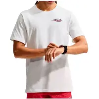 Nike - Dri-Fit Tee Stride Print Pack - Camiseta de running size S, blanco