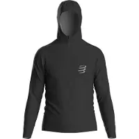 Compressport - Ropa para trail running - Hurricane Waterproof Jacket M Black - Talla S - Negro