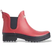 Barbour para mujer. LRF0091 Botines Mallow Chelsea Welly frambuesa (37), Rojo, Plano, Ninguno, Casual, Outdoor, outlet 2026.