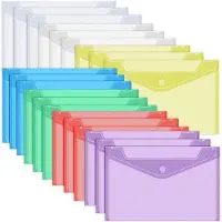 OEM Organizador de PVC, formato A5, transparente, disponible en 7 colores, para papel y documentos