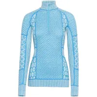 Kari Traa - Women's Smekker Half-Zip - Ropa interior merino size S, azul