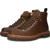 Blackstone Botas con cordones marrón oscuro