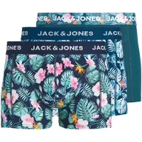 Jack & Jones Calzoncillo boxer 'JACBUSTER' azul noche / petróleo / verde oscuro