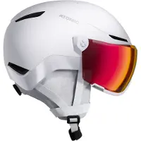 Atomic - Cascos esquís hombre - Revent Visor Photo White Heather - Talla 51-55 cm - Blanco