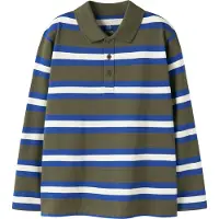 Name it Camiseta azul / oliva / blanco