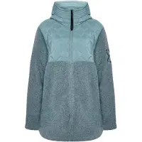 Didriksons - Women's Bibi Fullzip 2 - Forro polar size 48, gris/turquesa