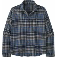Patagonia - Camisas - M's L/S LW Fjord Flannel Shirt Depth New Navy - Talla XL - Azul marino