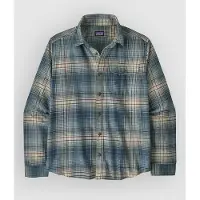 Patagonia - Camisas - M's L/S LW Fjord Flannel Shirt Melting Ombre Summit Blue - Talla L - Azul