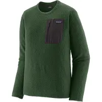 Patagonia - R1 Air Crew - Jerséis de forro polar size M, verde