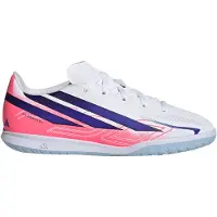 Adidas adidasBota de fútbol sala F50 Hyperfast Club para niños 29 Cloud White / Solar Purple / Solar Turbo Niño