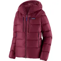 Patagonia - Ropa de senderismo mujer - W's Fitz Roy Down Hoody Berry Fig para Mujer - Talla S - Púrpura
