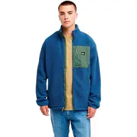 Quiksilver - Clean Coast Full-Zip - Forro polar size XXL, azul