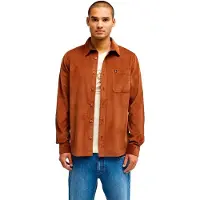 Quiksilver - Smoke Trail Cord - Camisa size XXL, marrón