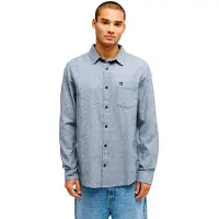 Quiksilver - Motherfly Heather L/S Shirt - Camisa size XL, gris
