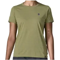 Patagonia - Women's Capilene Cool Daily Shirt Hut Tripper - Camiseta funcional size XXL, oliva