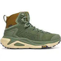 Hoka One One - Zapatillas de senderismo Hombre - Kaha 3 GTX M Nettle Leaf/Barley Flour de Cuero - Talla 46 2/3 - Verde