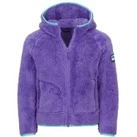 TROLLKIDS - Girl's Borgund Jacket XT - Forro polar size 104, morado