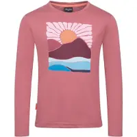 TROLLKIDS - Girl's Falketind Longsleeve - Camiseta de manga larga size 140, fucsia