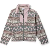 Columbia - Kid's Sequoia Grove Printed Full Zip Fleece - Forro polar size M, gris