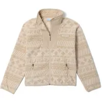 Columbia - Kid's Sequoia Grove Printed Full Zip Fleece - Forro polar size L, beige