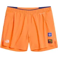 The North Face - Ropa para trail running - M Summit Pacesetter Short Graphic Papaya - Talla L - Naranja