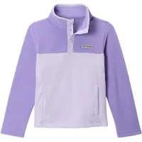 Columbia - Kid's Steens Mtn II 1/4 Snap Fleece Pull-Over - Jerséis de forro polar size M, morado