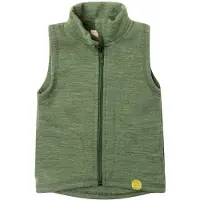 Engel - Kid's Weste - Chaleco de lana merina size 116, oliva/verde