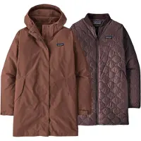 Patagonia - Women's Heyes Peak 3-In-1 Parka - Chaqueta dobles size M, marrón