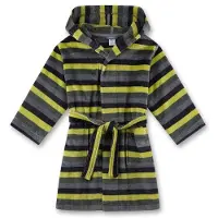 Sanetta - Kid's Terry Fleece Velours Bathrobe - Albornoz size 128, multicolor