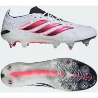 Adidas adidasBota de fútbol Predator Elite para césped natural húmedo 48 2/3 Cloud White / Solar Turbo / Core Black Unisex