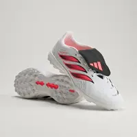 Adidas adidasBota de fútbol con lengüeta plegable Predator League moqueta 48 2/3 Cloud White / Solar Turbo / Core Black Unisex