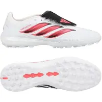 Adidas adidasBota de fútbol con lengüeta plegable Predator League moqueta 40 2/3 Cloud White / Solar Turbo / Core Black Unisex