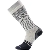 Smartwool - Snowboard Full Cushion Iguchi Pattern OTC - Calcetines de esquí size 42-45, gris