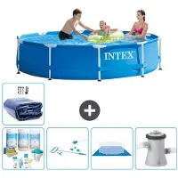 Intex Piscina inflable rectangular - 305x76 cm - 6 piezas - Modelo S20422