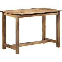 Syfax Mesa de comedor madera maciza de mango 110x55x75 cm