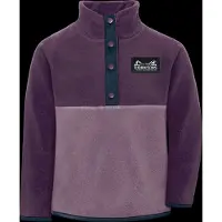 Didriksons - Kid's Monte Half Button - Jerséis de forro polar size 140, morado
