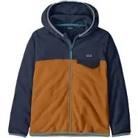 Patagonia - Kid's Micro D Snap-T Jacket - Forro polar size L, azul/marrón
