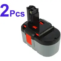 PowerSmart 2 baterías de 3000 mAh y 24 V para Bosch GSA 24 VEF, GSR 24 VE-2, GST 24 VH, 2 607 335 562