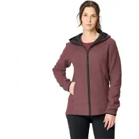 Vaude - Women's Neyland Fleece Hoody II - Forro polar size 38, morado/marrón